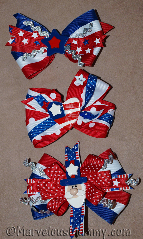 4th of July bows