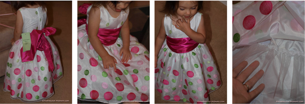 Sweet Kids Polka Dot Dress Collage