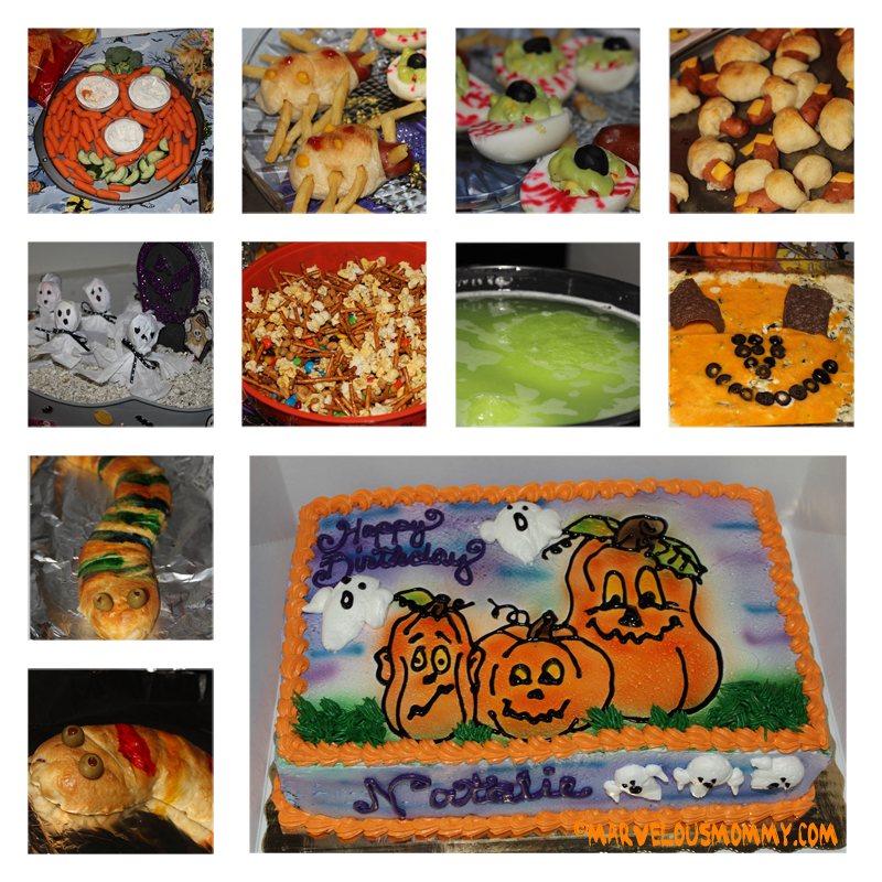 Halloween Themed Food Collage_16up