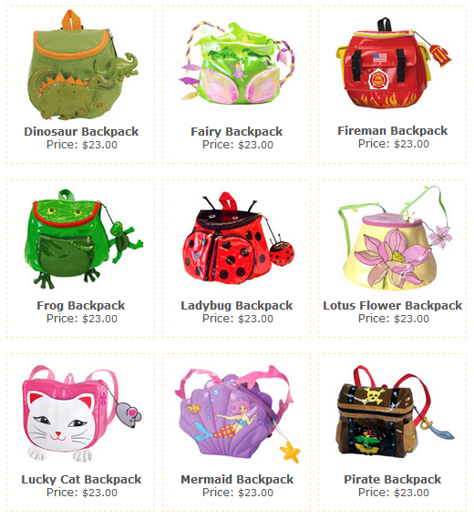 Kidorable Fairy Back Pack/School Bag For Girls 