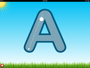 alphabet tracing