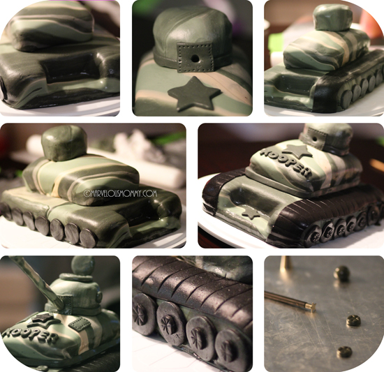 army tank cake tutorial