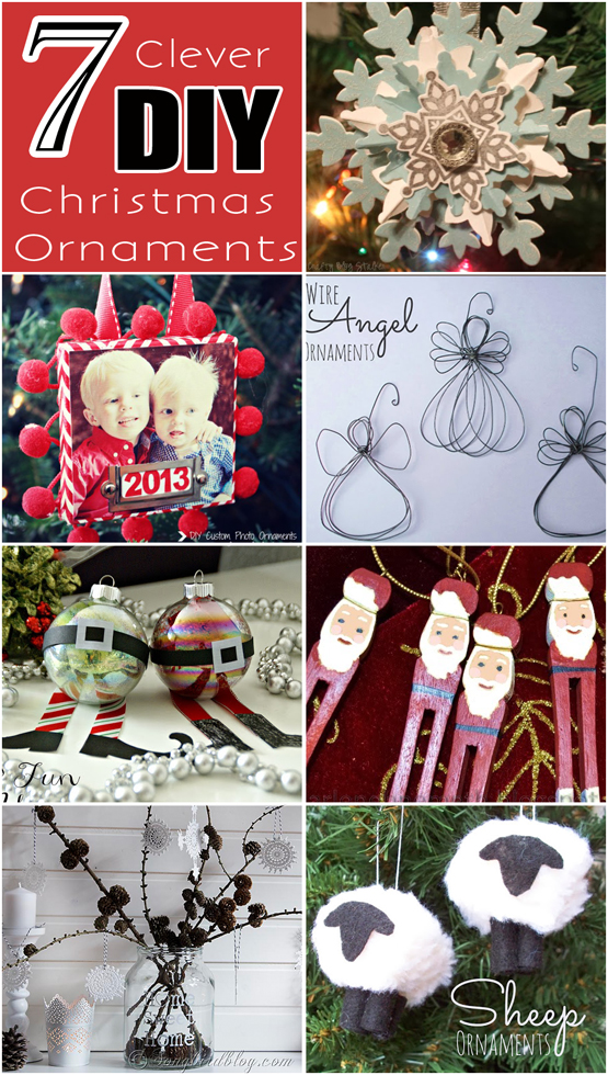 7 Clever DIY Christmas Ornaments