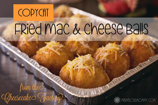 CopyCat Fried Macaroni and Cheese Balls 