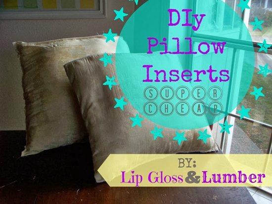 DIY Pillow Inserts