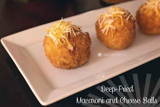 Deep Fried Macaroni and Cheese Balls