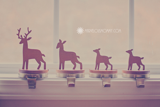 © deer stocking holders