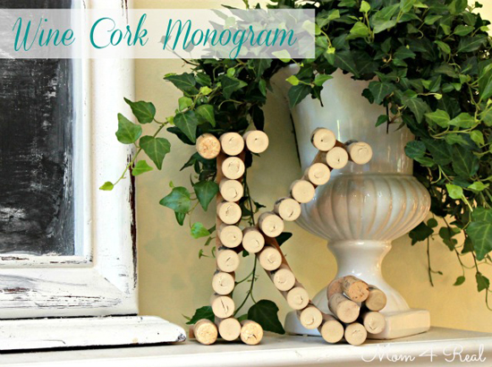 Wine Cork Monogram