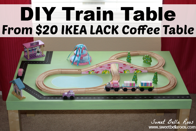 DIY Train Table: IKEA Hack