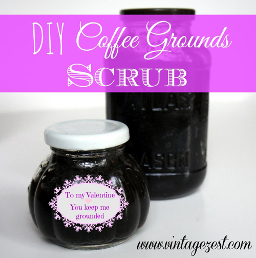 DIY Coffee Grounds Scrub