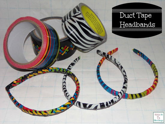 DIY Duct Tape Headbands