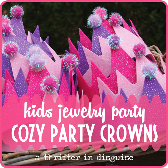 kids cozy party crowns