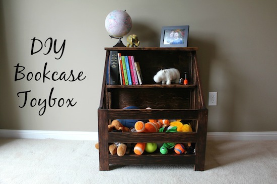 DIY Bookcase Toybox