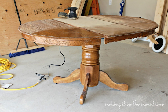 How-to-Makeover-your-Kitchen-Table-making-it-in-the-mountains
