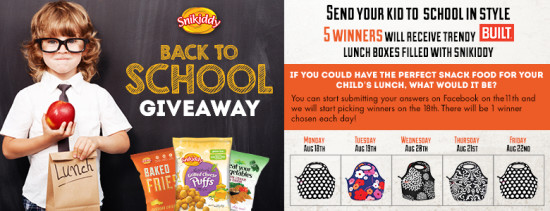 Snikiddy Back to School Giveaway