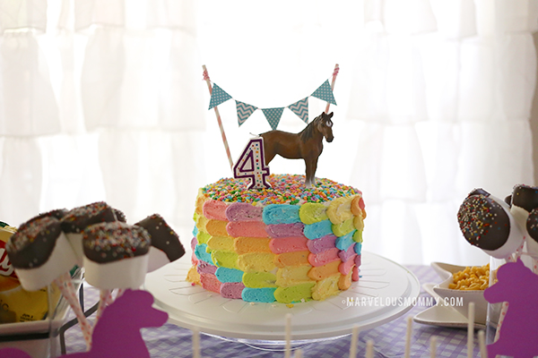 Horse Party Birthday Cake