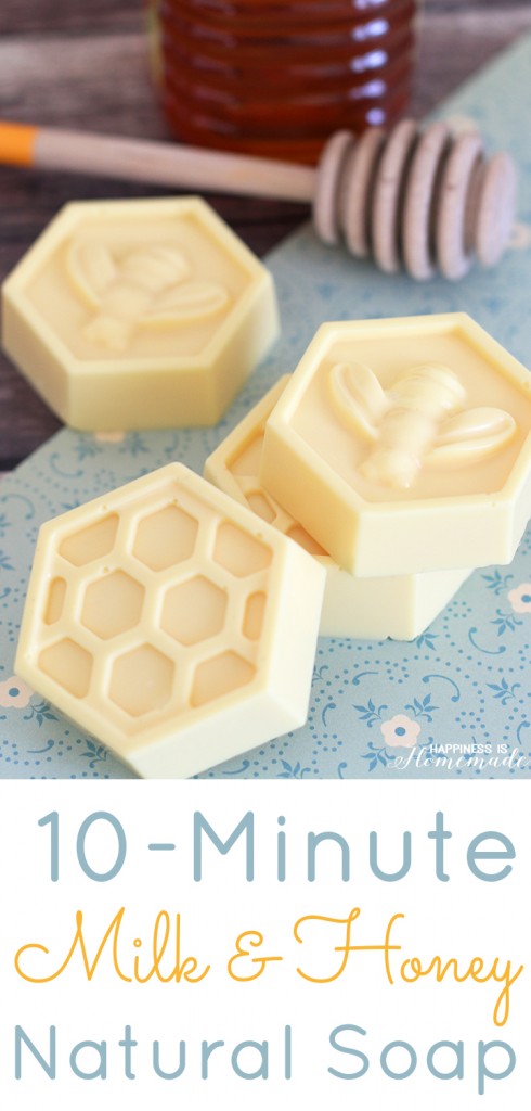 10-Minute DIY Milk & Honey Soap
