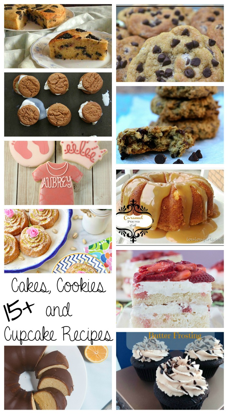 Cakes, Cookies and Cupcake Recipes