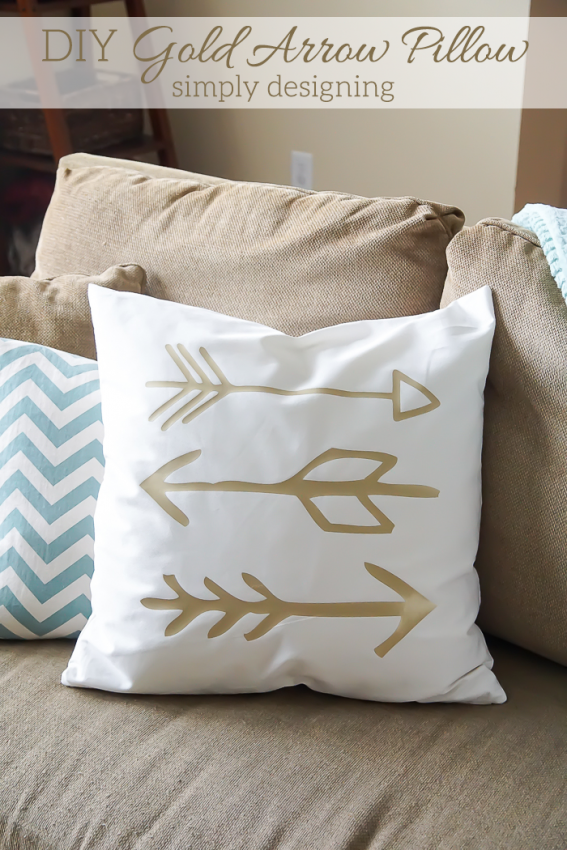 DIY-Gold-Arrow-Pillows-I-love-these-pillows