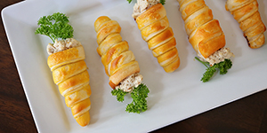 Carrot Shaped Croissant Cones