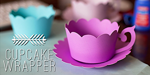 DIY Tea Cup Cupcake Wrappers