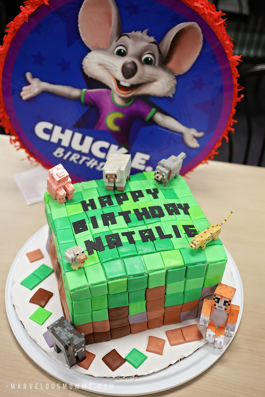 Cute Minecraft Cake - Flair Cake Boutique