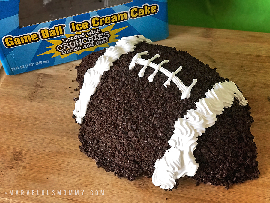 Football Ice Cream Cake