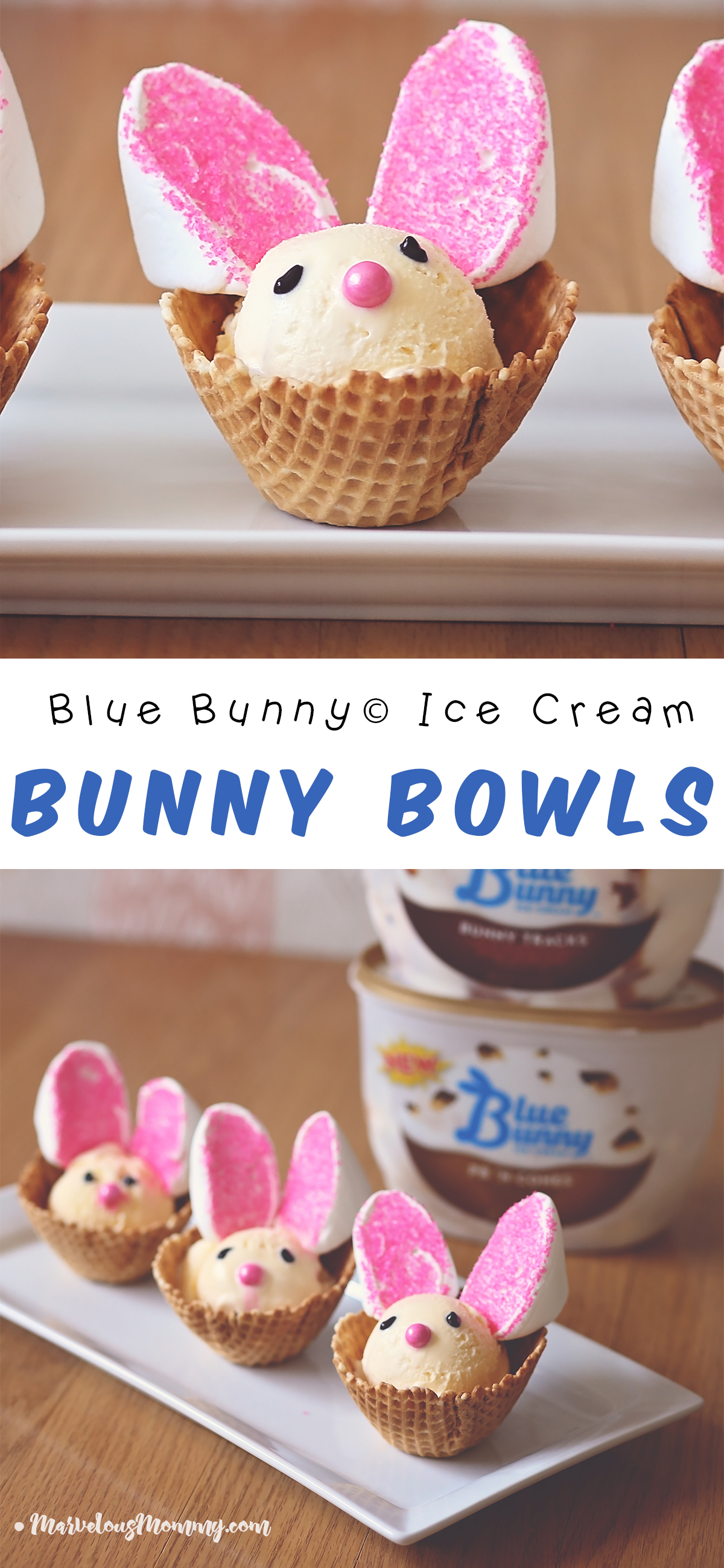 Ice Cream Bunny Bowls