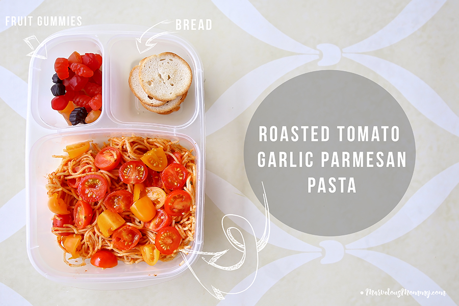 Lunchbox Ideas - Roasted Tomato Pasta